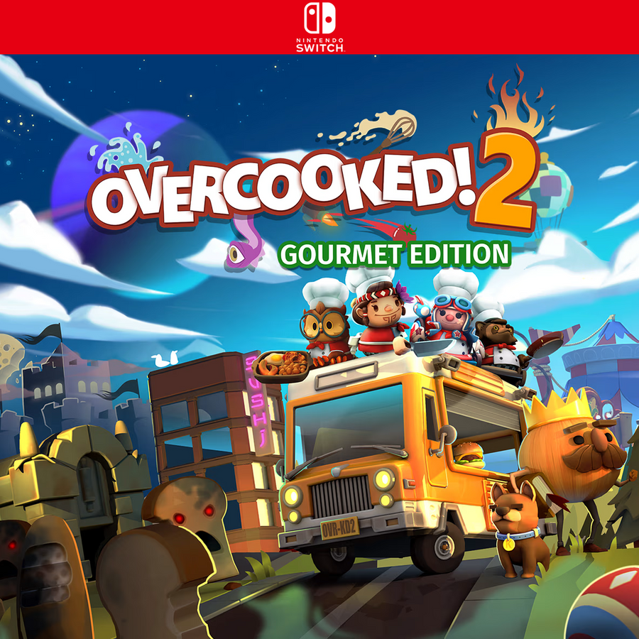 Carátula de Overcooked! 2 - Gourmet Edition - Nintendo Switch