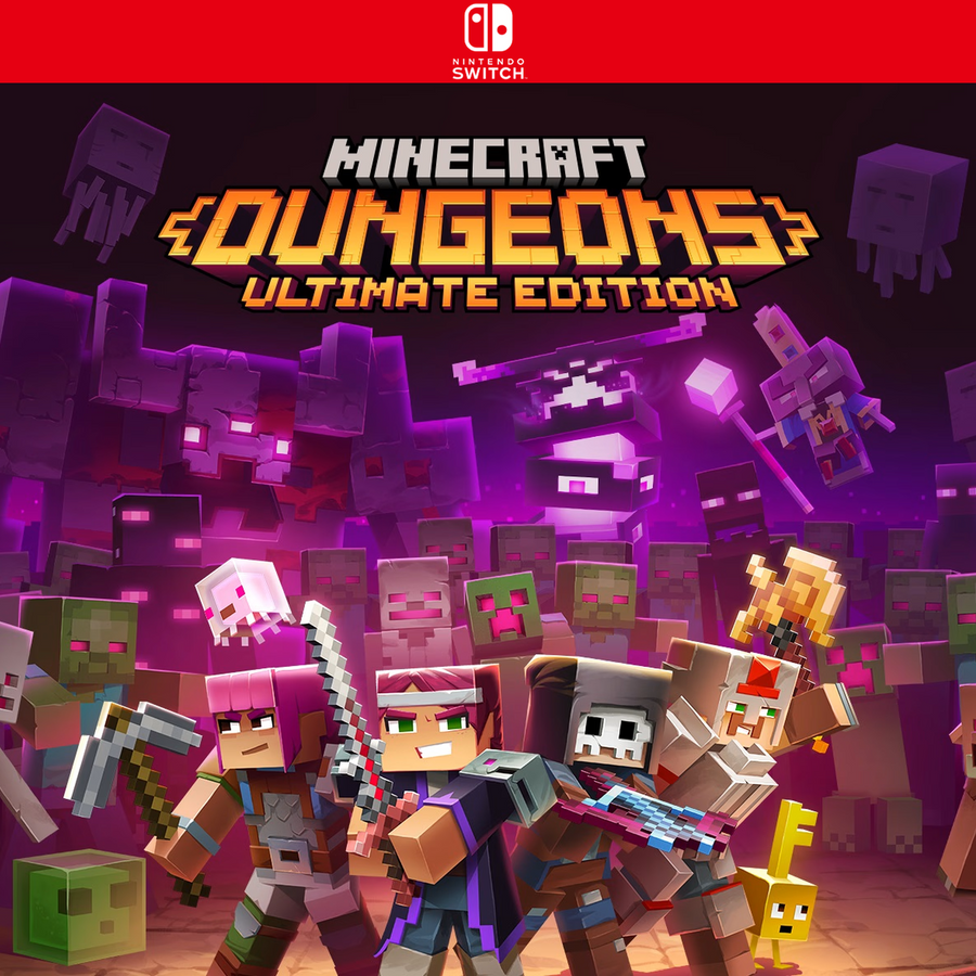 Carátula de Minecraft Dungeons Ultimate Edition - Nintendo Switch