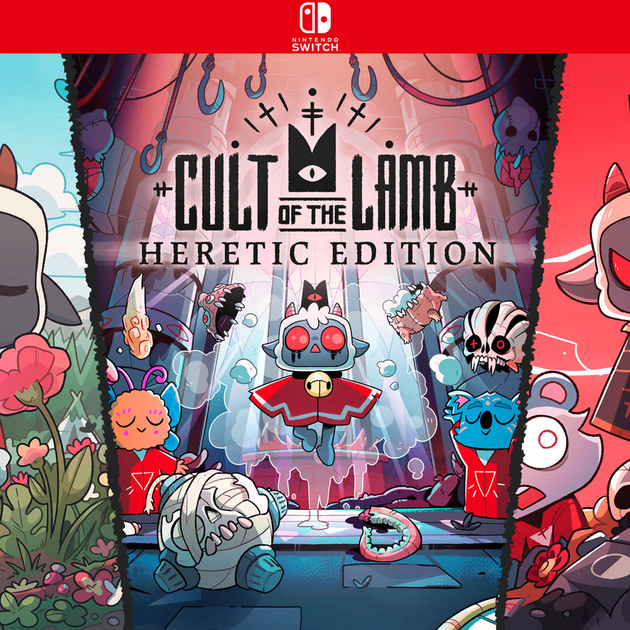 Carátula de Cult of the Lamb: Heretic Edition - Nintendo Switch