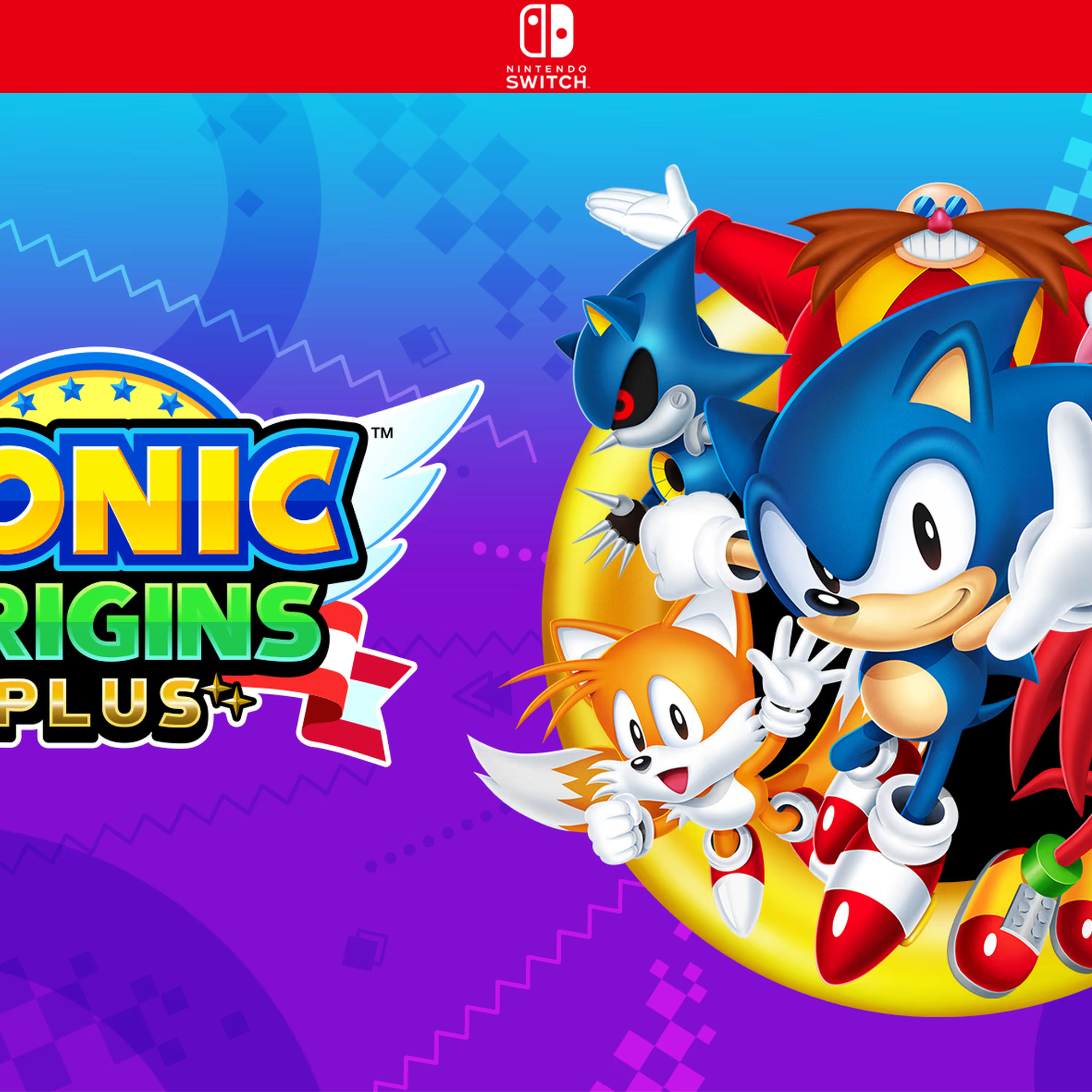 Carátula de Sonic Origins Plus - Nintendo Switch