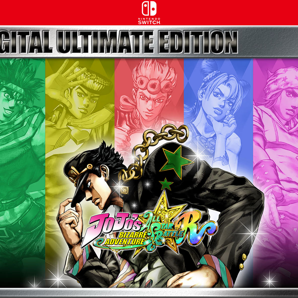Carátula de JoJos Bizarre Adventure: All-Star Battle R Ultimate Edition - Nintendo Switch