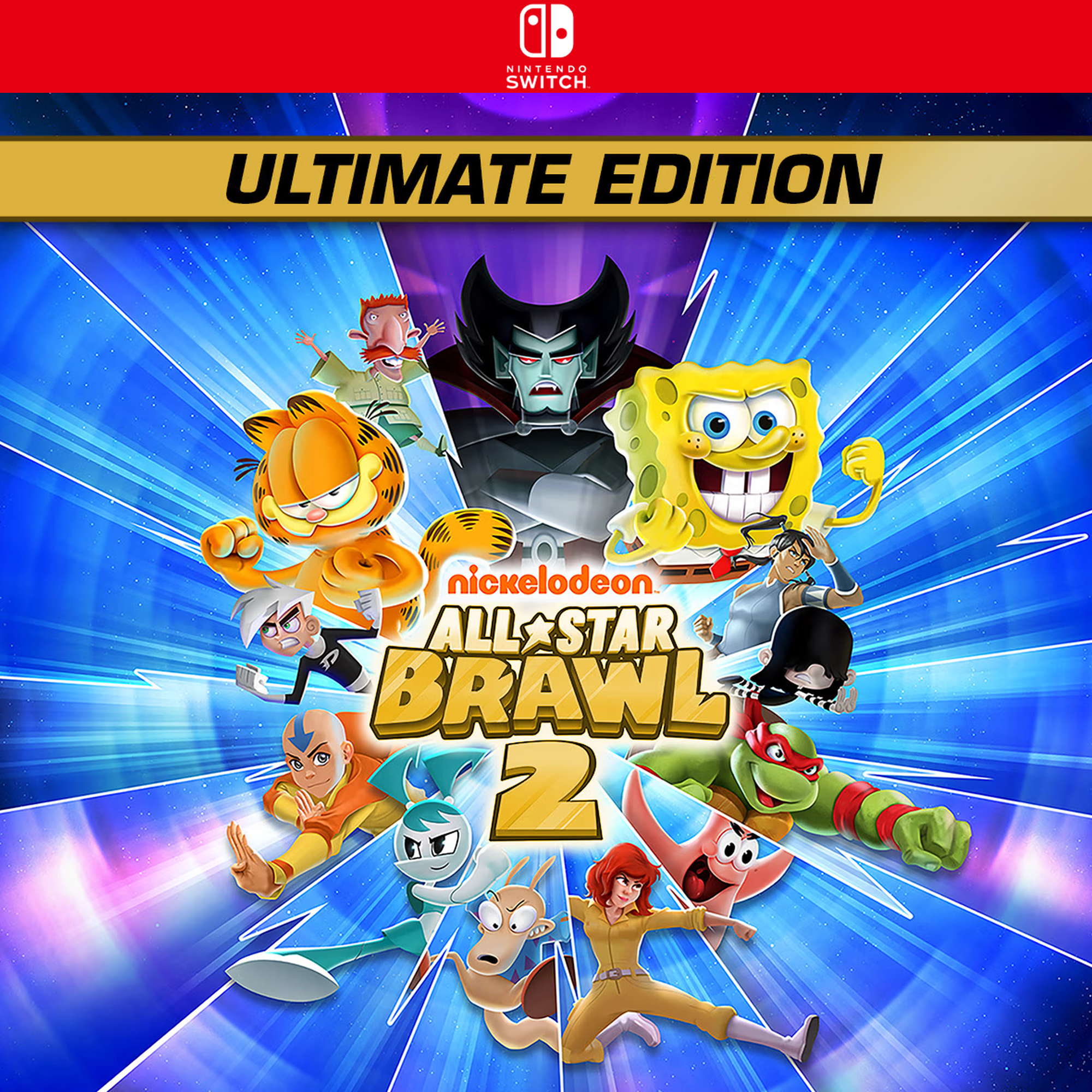 Carátula de Nickelodeon All-Star Brawl 2 Ultimate Edition - Nintendo Switch