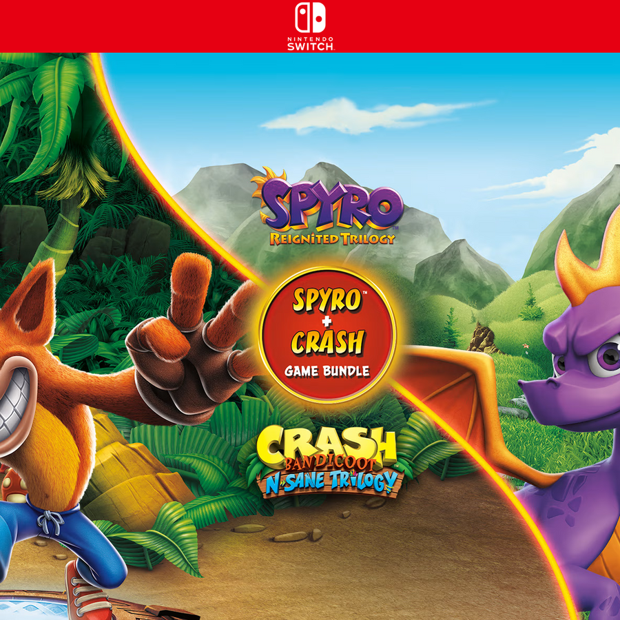 Carátula de Spyro + Crash Remastered Game Bundle - Nintendo Switch