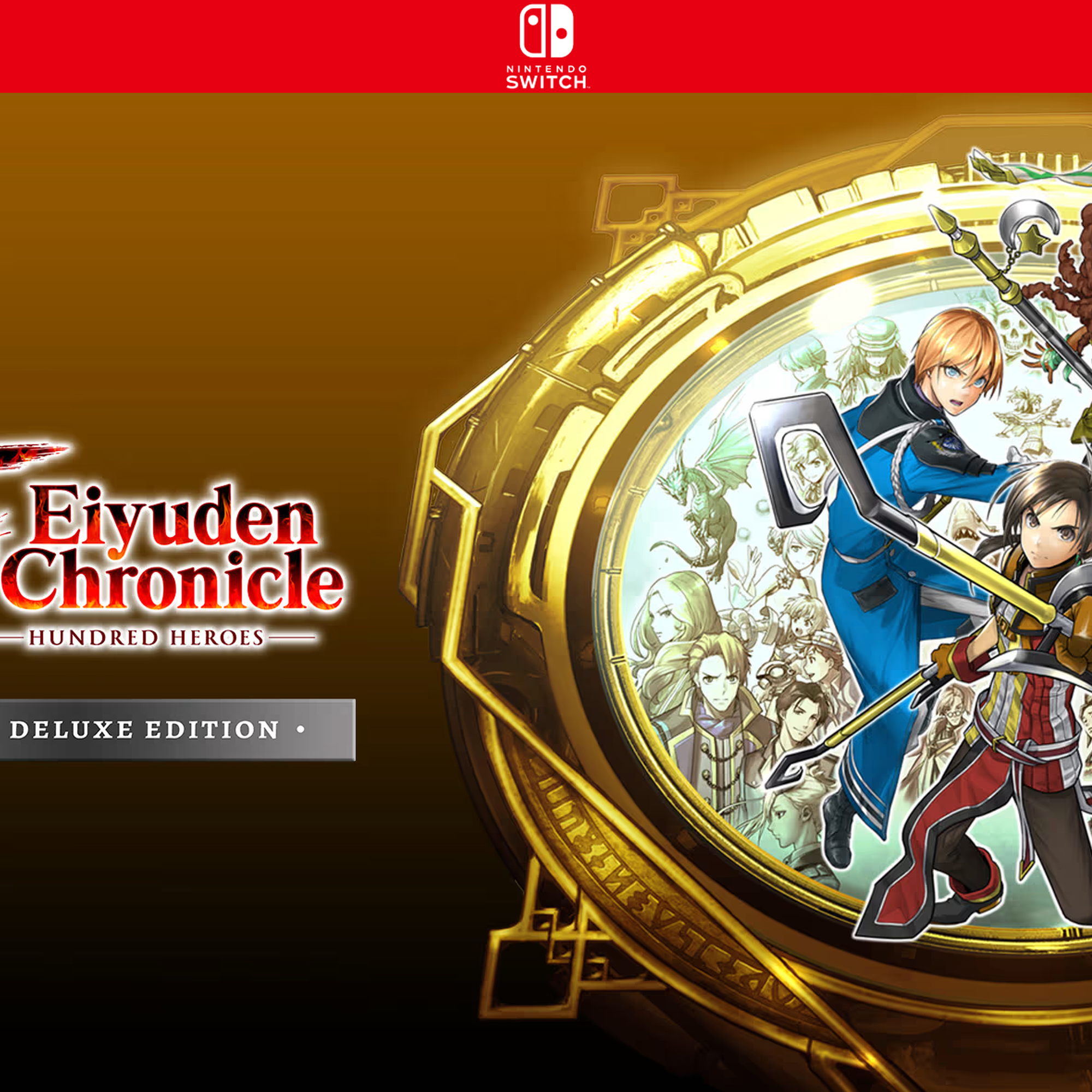 Carátula de Eiyuden Chronicle: Hundred Heroes - Digital Deluxe Edition - Nintendo Switch