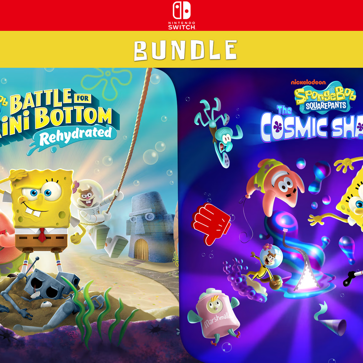 Carátula de SpongeBob SquarePants: Bundle - Nintendo Switch