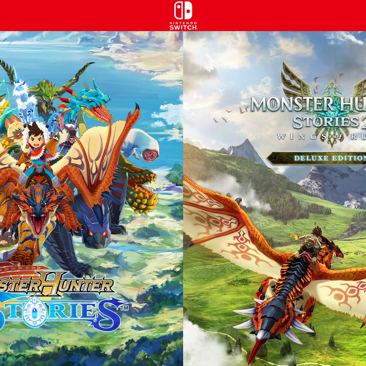 Carátula de Monster Hunter Stories Deluxe Collection - Nintendo Switch