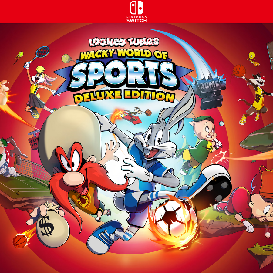 Carátula de Looney Tunes: Wacky World of Sports - Deluxe Edition - Nintendo Switch