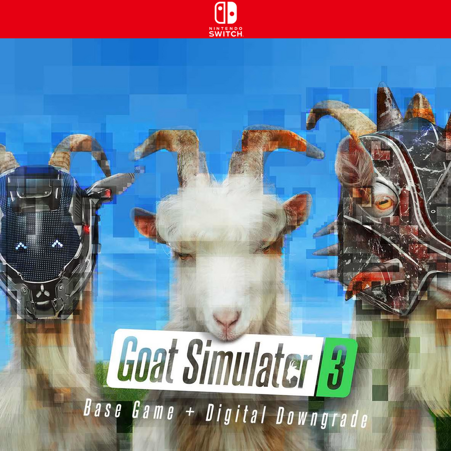 Carátula de Goat Simulator 3 Bundle (Game + Digital Downgrade) - Nintendo Switch