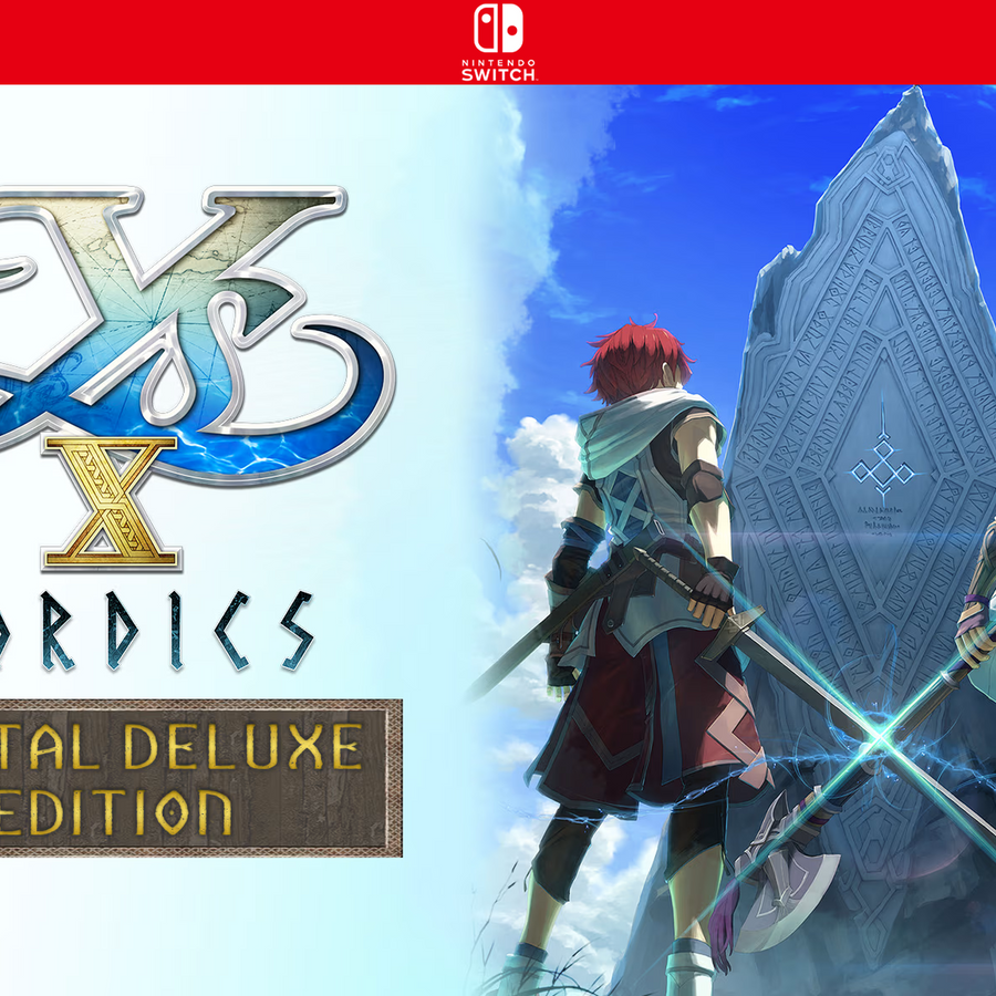 Carátula de Ys X: Nordics - Digital Deluxe Edition - Nintendo Switch