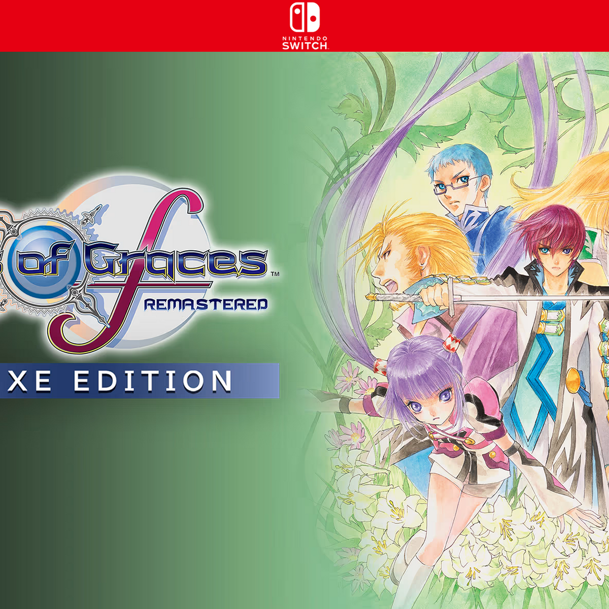 Carátula de Tales of Graces f Remastered Deluxe Edition - Nintendo Switch