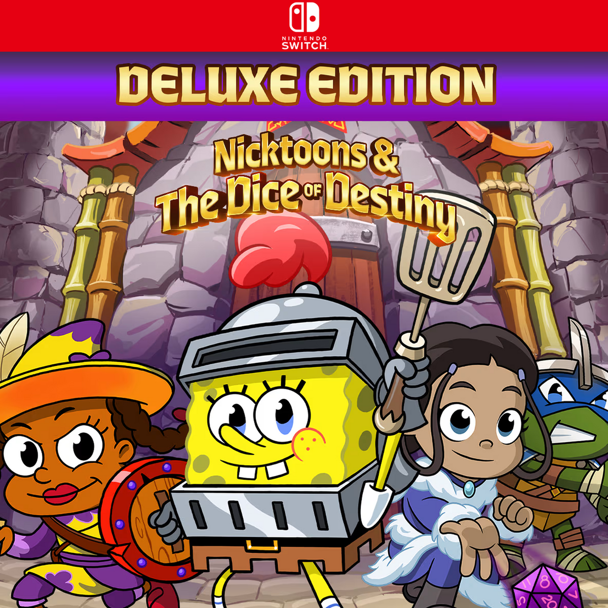 Carátula de Nicktoons & The Dice of Destiny - Deluxe Edition - Nintendo Switch