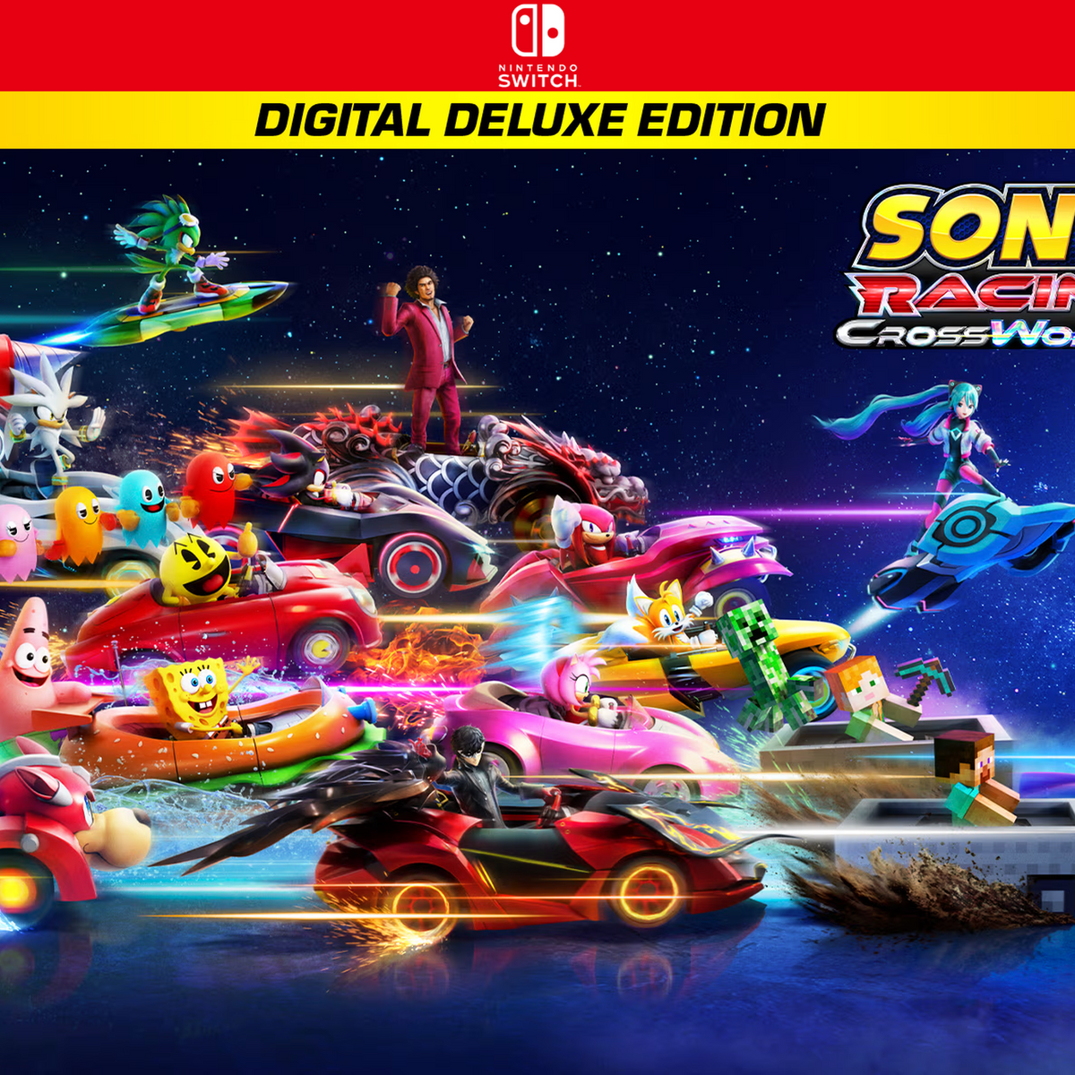 Carátula de Sonic Racing: CrossWorlds Digital Deluxe Edition - Nintendo Switch