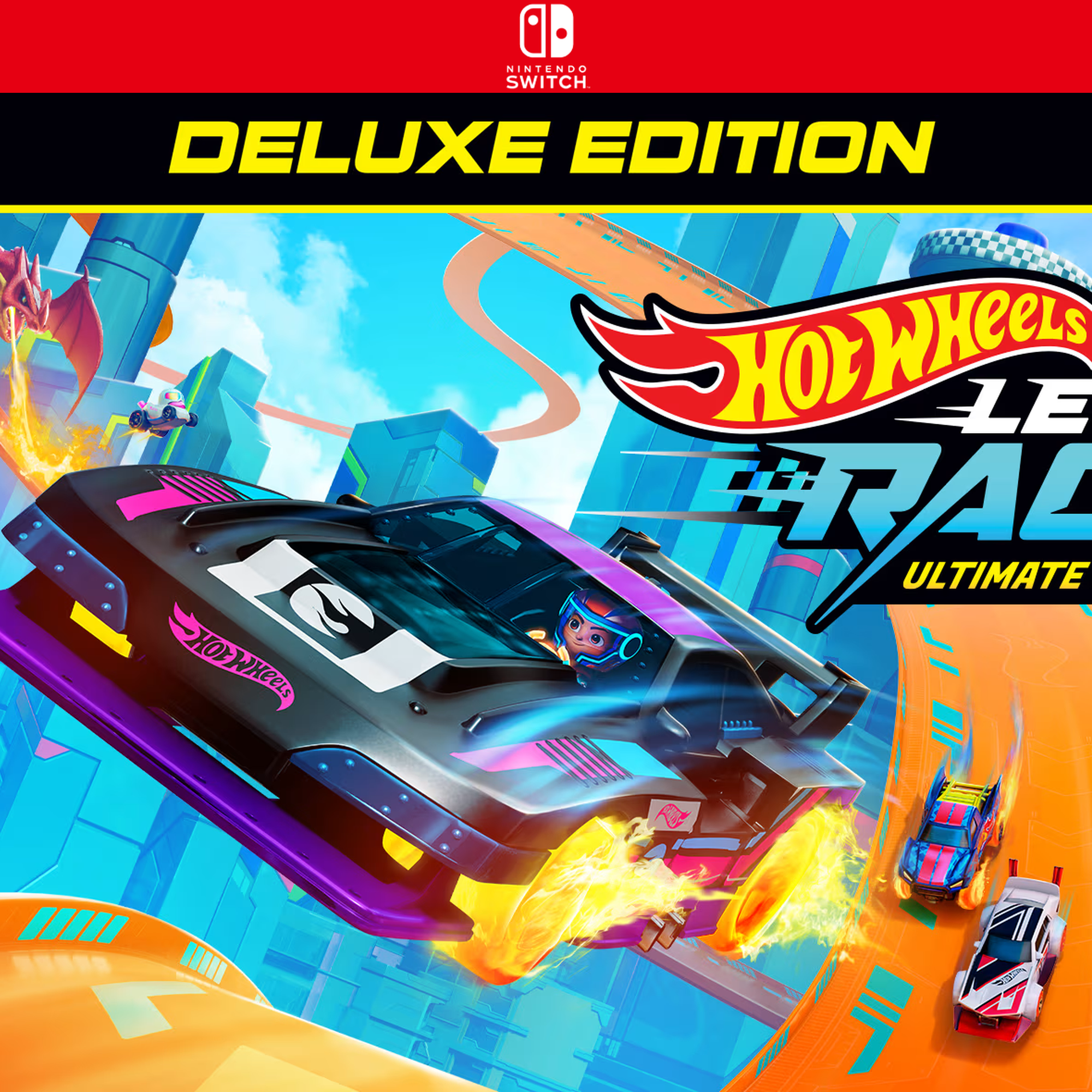 Carátula de Hot Wheels Lets Race: Ultimate Speed - Deluxe Edition - Nintendo Switch