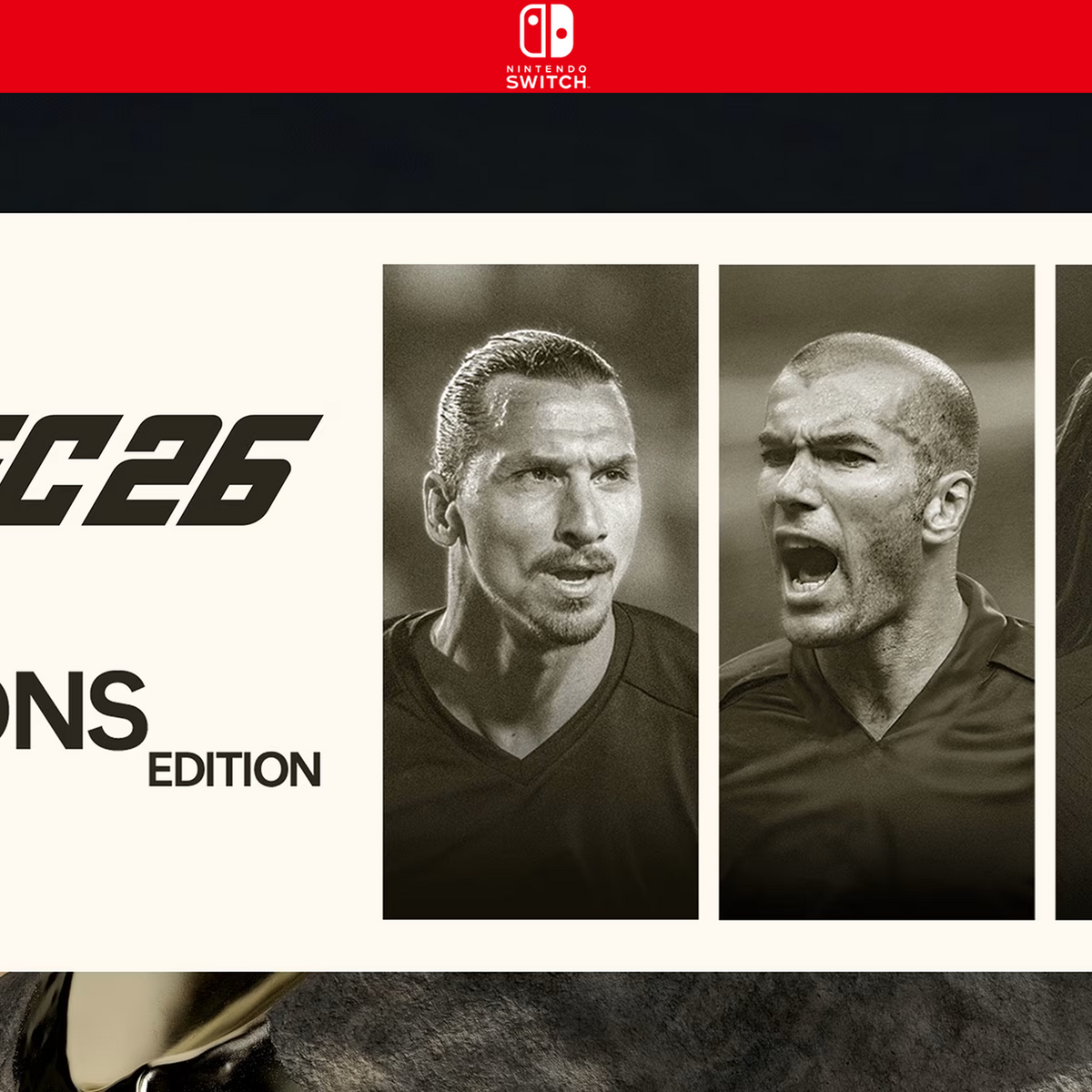 Carátula de EA SPORTS FC 26 ICONS Edition - Nintendo Switch