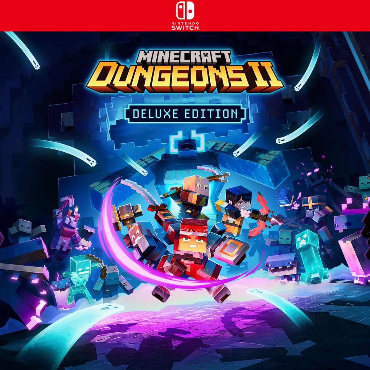 Carátula de Minecraft Dungeons II Deluxe Edition - Nintendo Switch