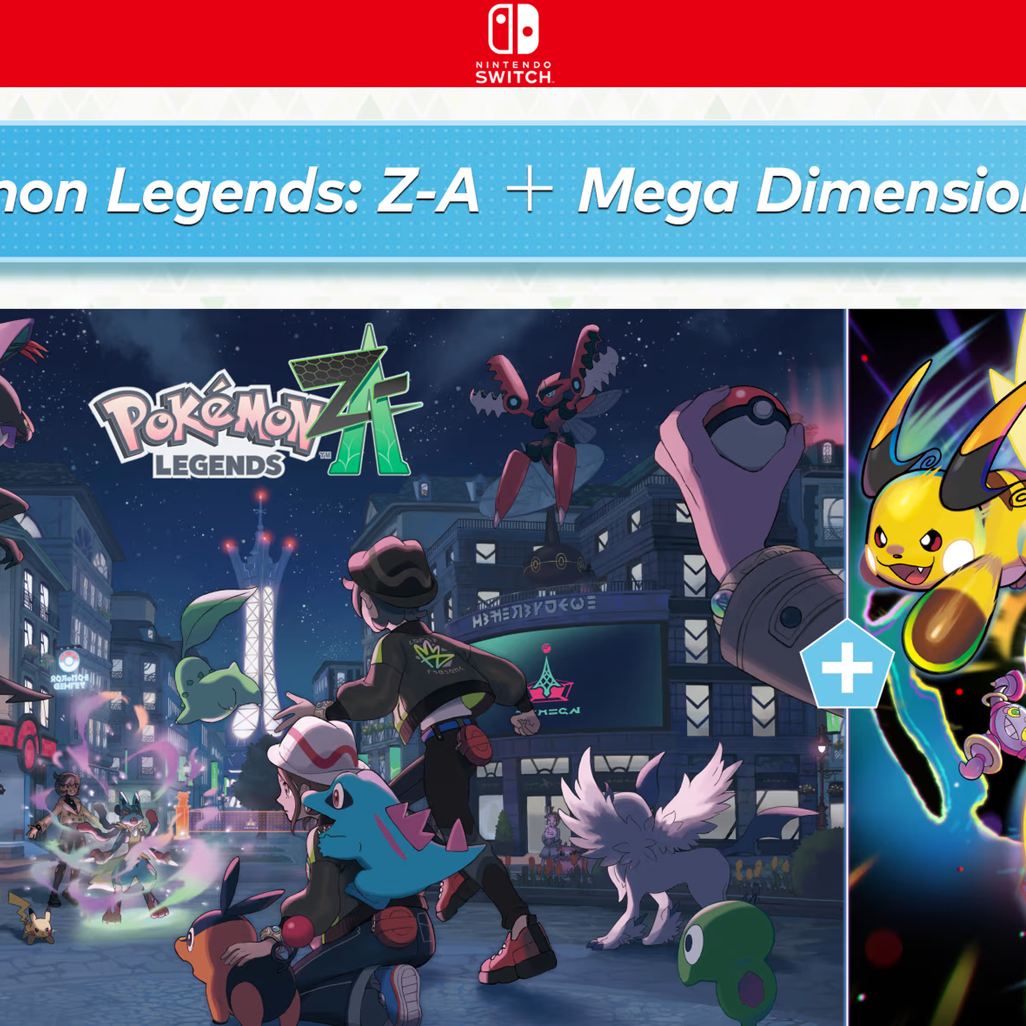 Carátula de Pokémon Legends: Z-A Bundle (Game + DLC) - Nintendo Switch