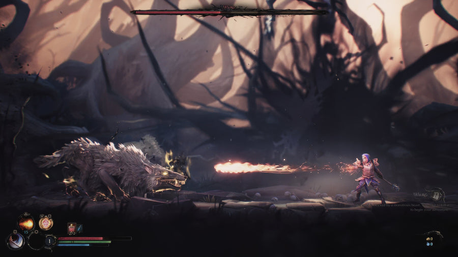 Captura de juego de Mandragora: Whispers of the Witch Tree - PS5 - imagen 1