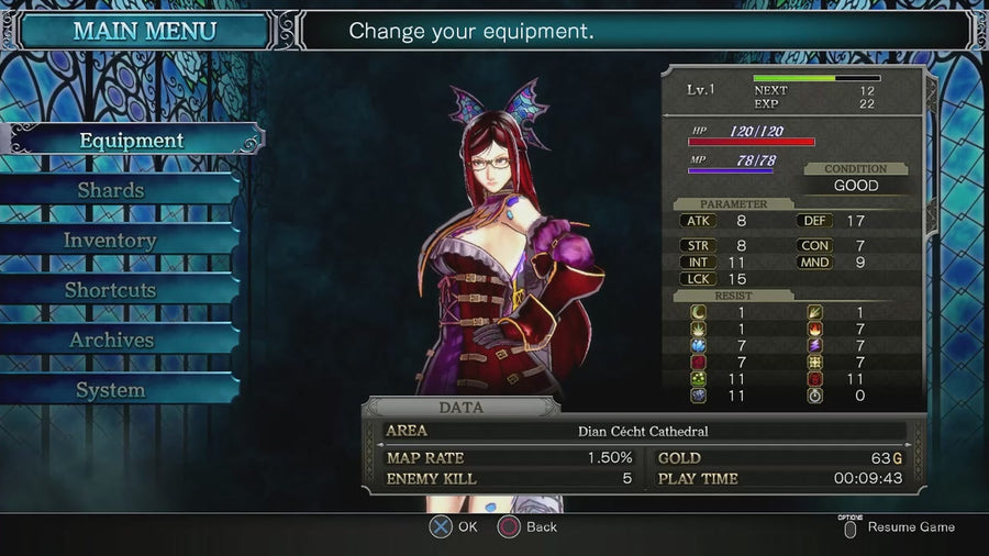 Captura de juego de Bloodstained: Ritual of the Night - PS4 - imagen 4