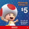 $5 Nintendo Gift Card EEUU