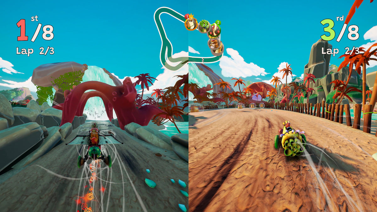Captura de juego de Gigantosaurus: Dino Kart - PS5 - imagen 2