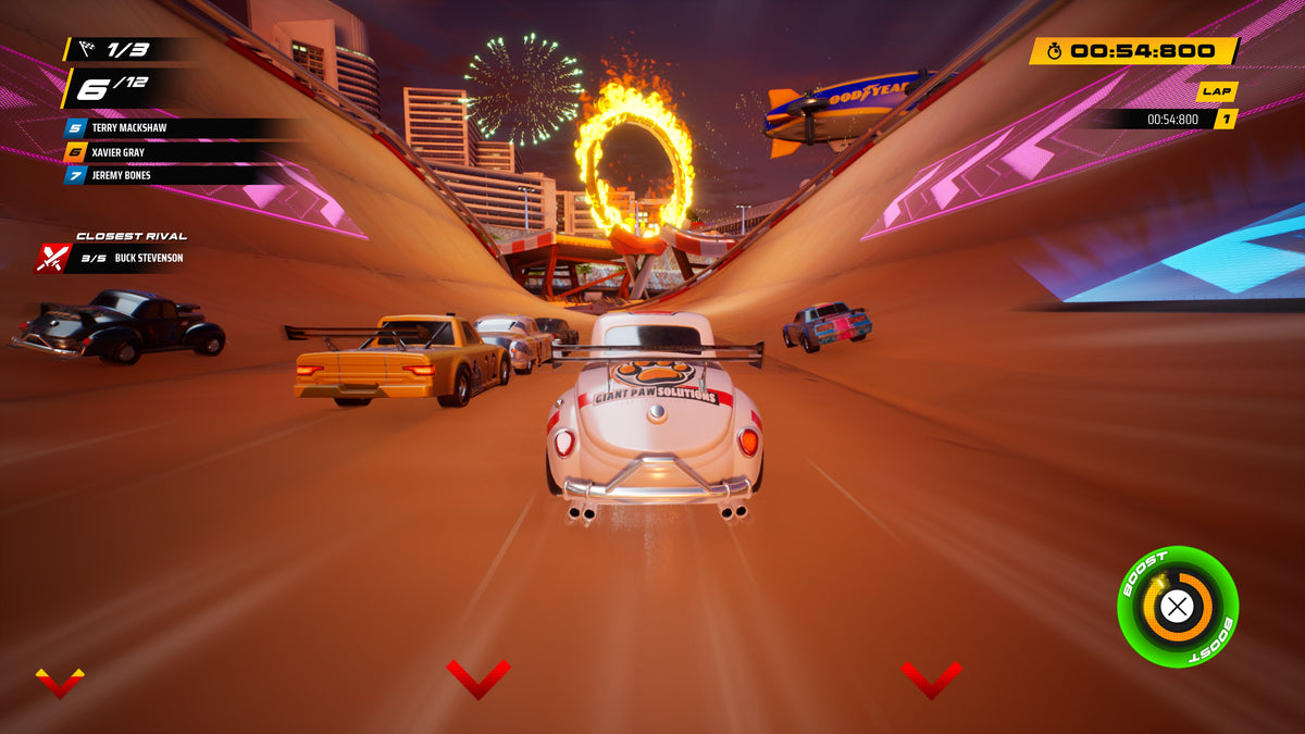 Captura de juego de NASCAR Arcade Rush - PS5 - imagen 4