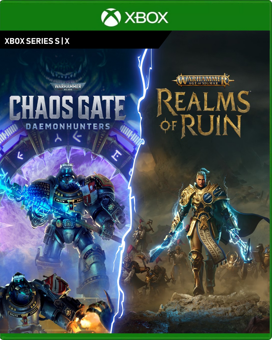 Carátula de Warhammer Bundle - Chaos Gate & Realms of Ruin - Xbox Series X|S