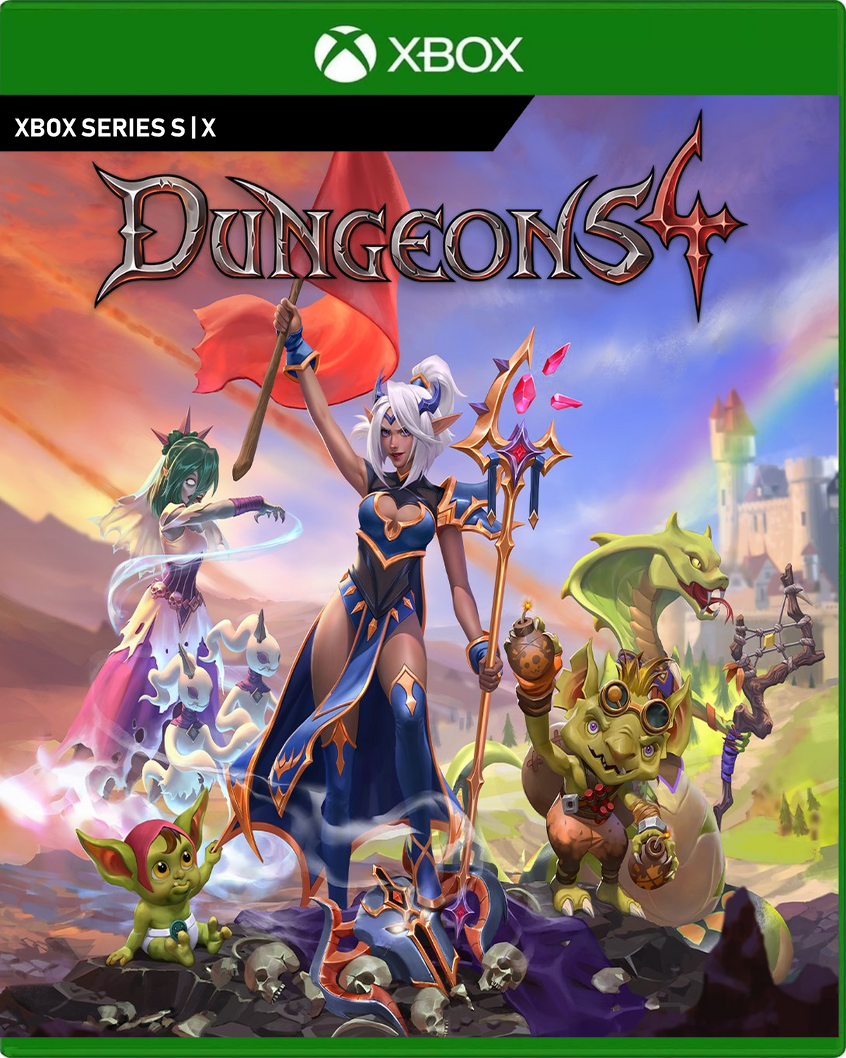 Carátula de Dungeons 4 - Xbox Series X|S