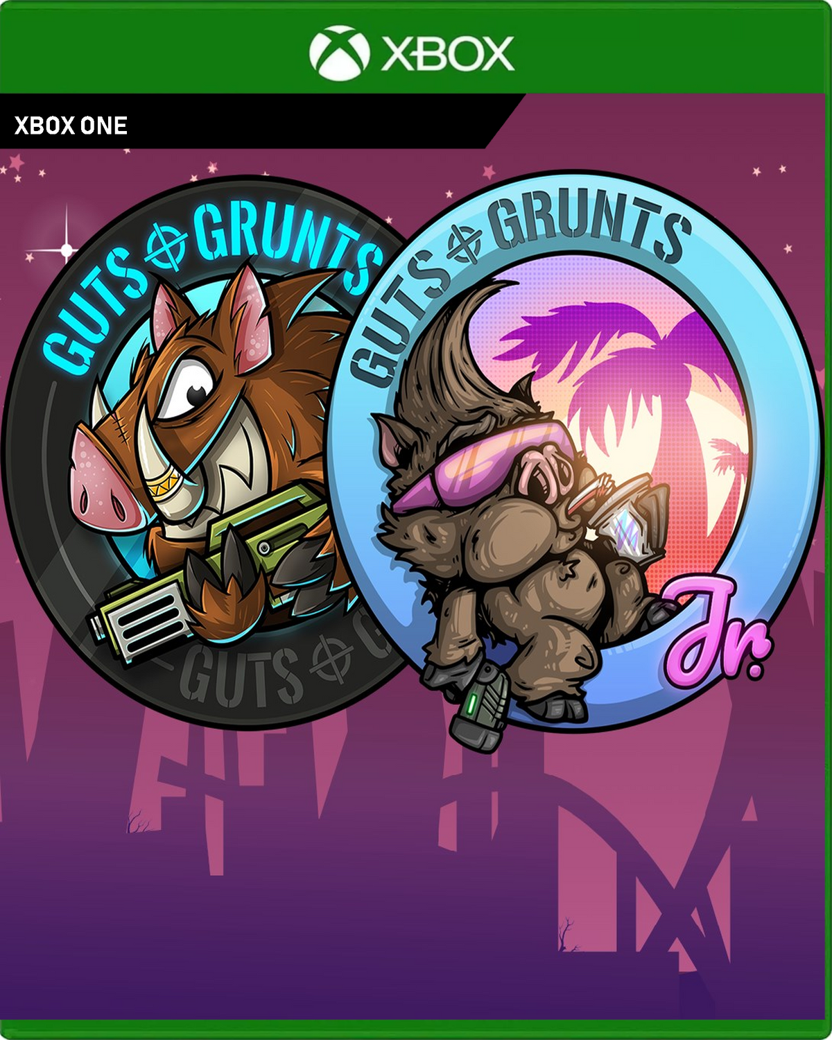 Carátula de Guts n Grunts + Jr. - Xbox One