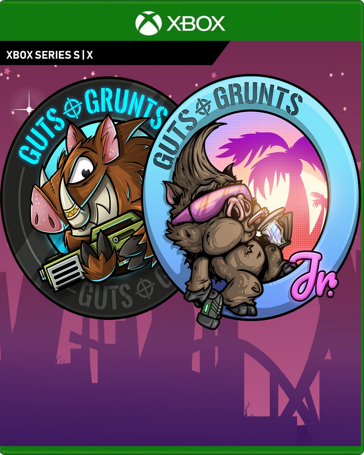 Carátula de Guts n Grunts + Jr. - Xbox Series X|S