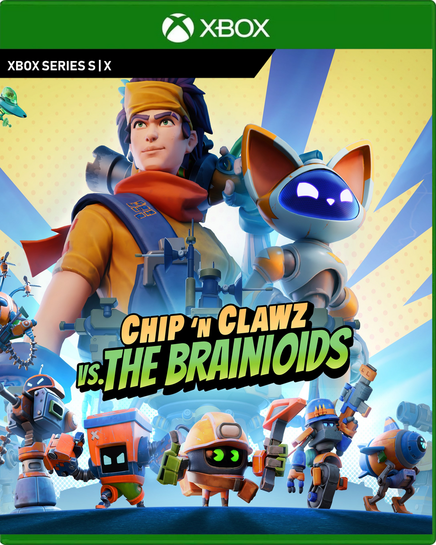 Carátula de Chip n Clawz vs. The Brainioids - Xbox Series X|S