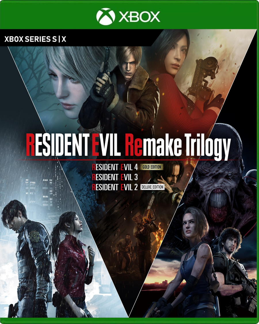 Carátula de Resident Evil Remake Trilogy - Xbox Series X|S