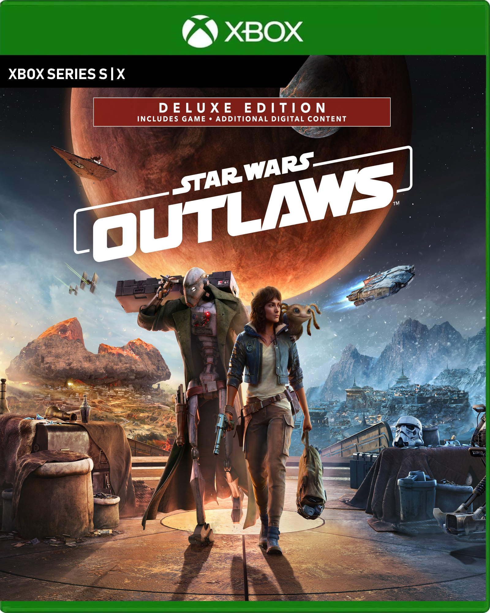 Carátula de Star Wars Outlaws Deluxe Edition - Xbox Series X|S