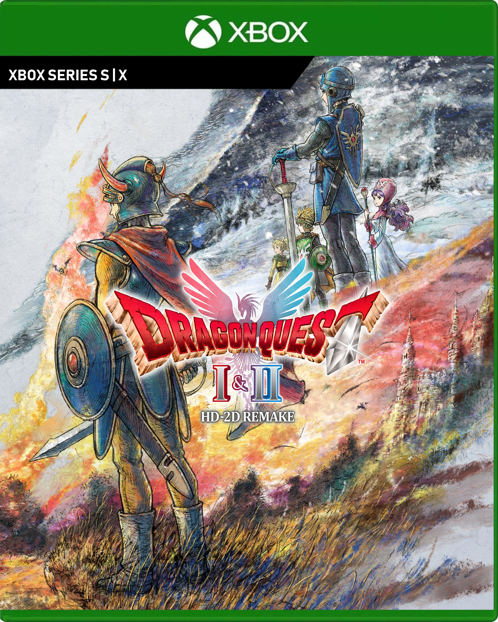 Carátula de DRAGON QUEST I & II HD-2D Remake - Xbox Series X|S