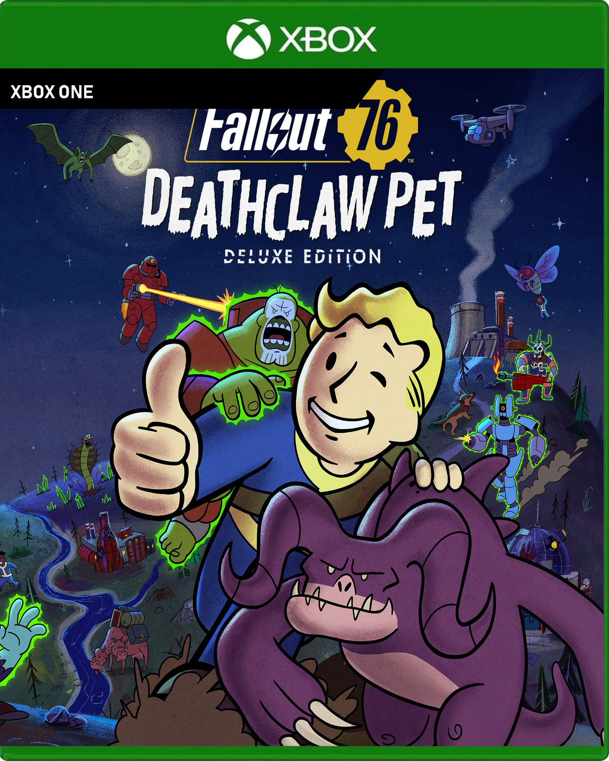 Carátula de Fallout 76: Deathclaw Pet Deluxe Edition - Xbox One