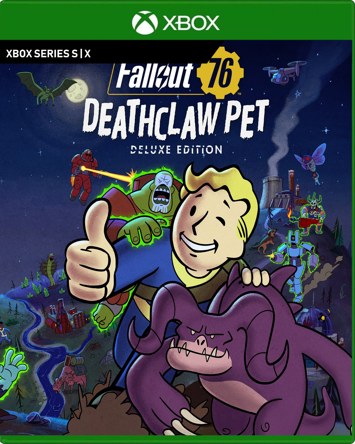 Carátula de Fallout 76: Deathclaw Pet Deluxe Edition - Xbox Series X|S