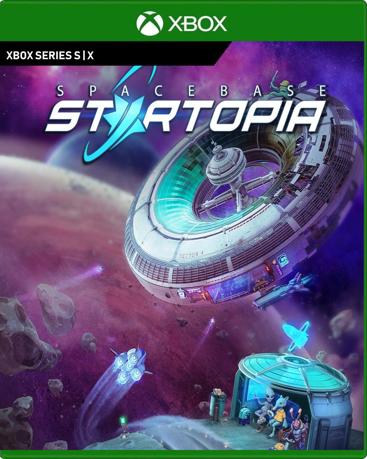 Carátula de Spacebase Startopia - Xbox Series X|S