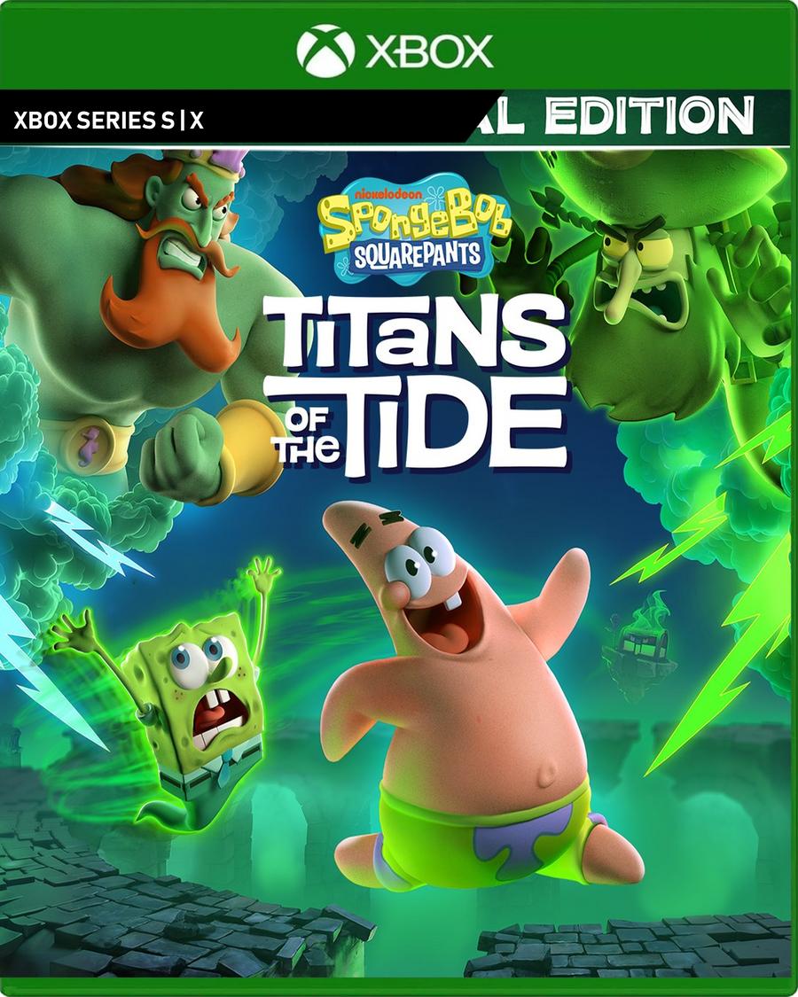 Carátula de SpongeBob SquarePants: Titans of the Tide - Ghostly Digital Edition - Xbox Series X|S