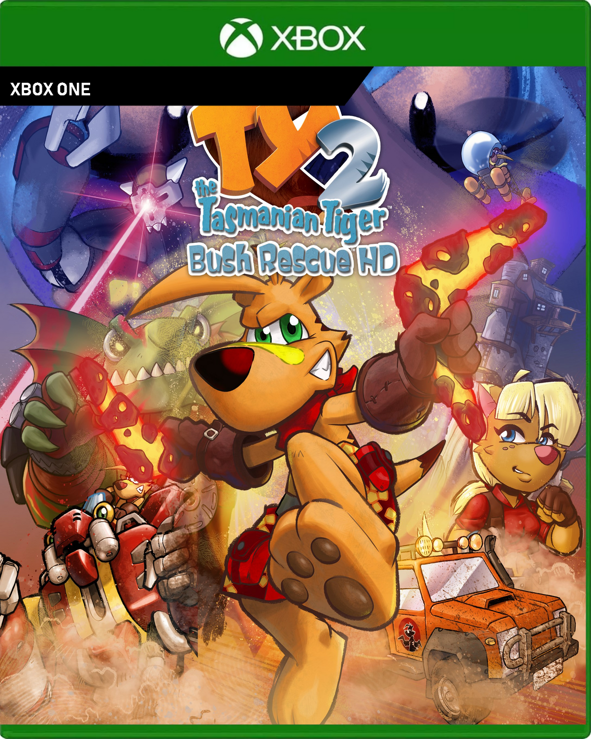 Carátula de TY the Tasmanian Tiger 2: Bush Rescue HD - Xbox One