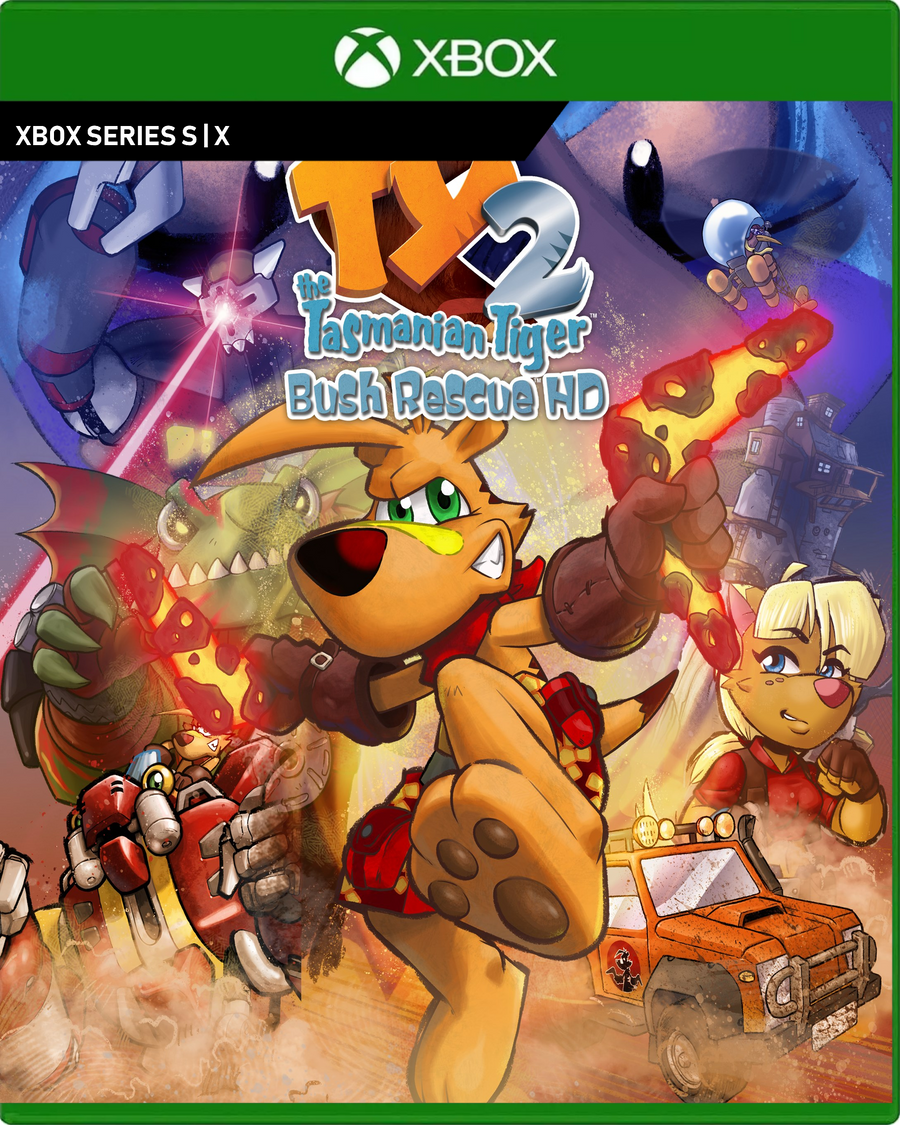 Carátula de TY the Tasmanian Tiger 2: Bush Rescue HD - Xbox Series X|S