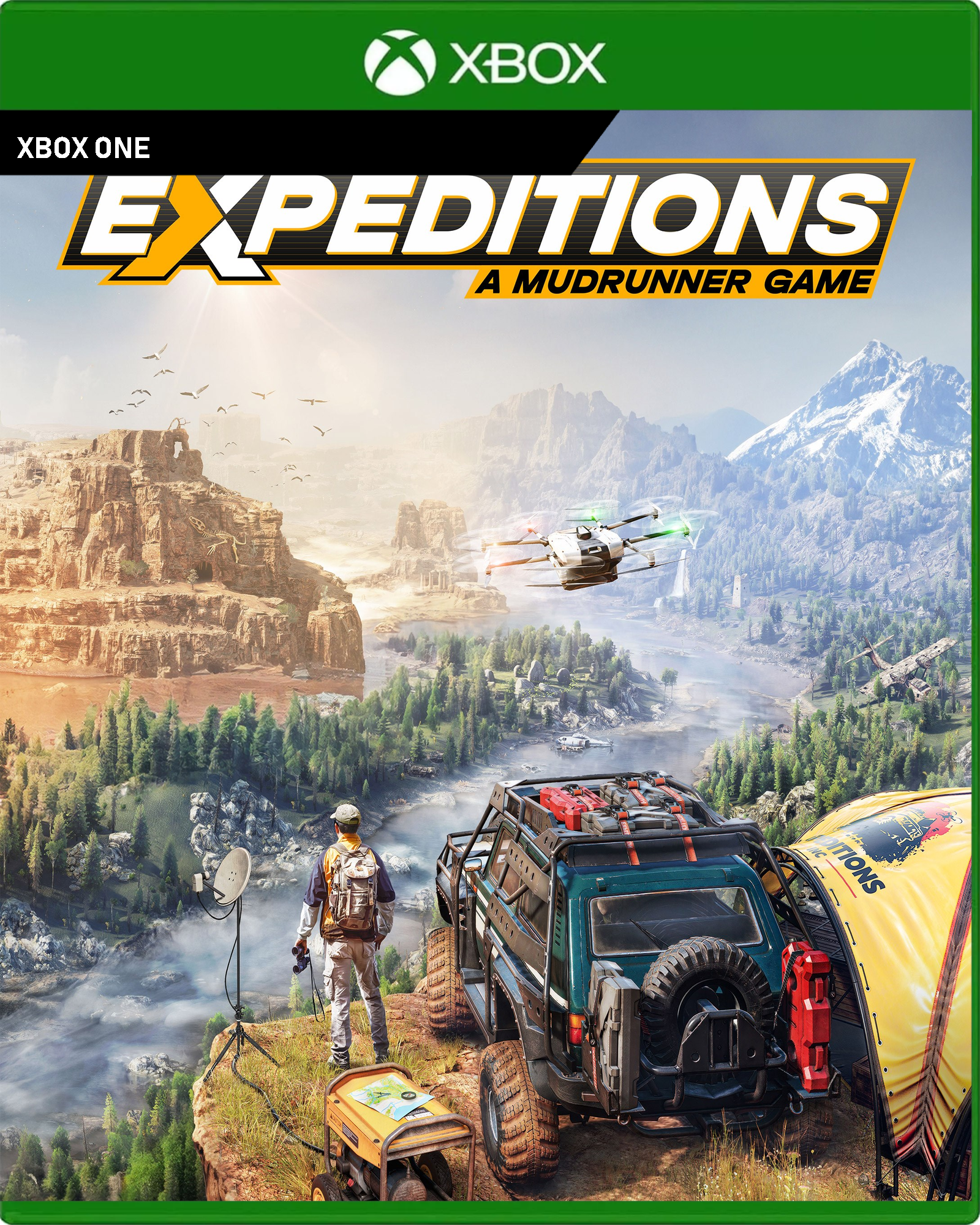 Carátula de Expeditions: A MudRunner Game - Xbox One