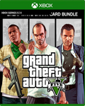 Carátula de Grand Theft Auto V and Great White Shark Card Bundle - Xbox Series X|S