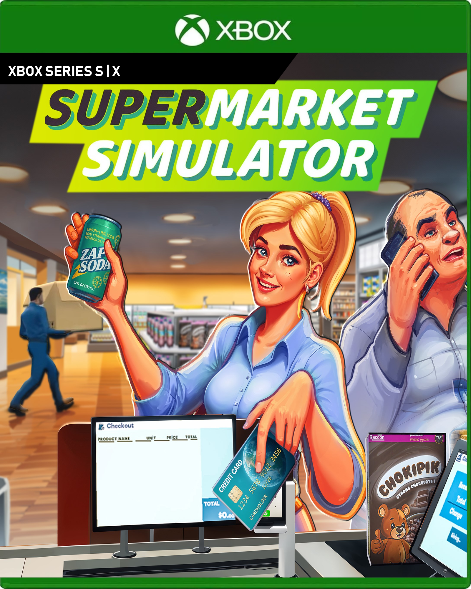 Carátula de Supermarket Simulator - Xbox Series X|S