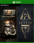 Carátula de The Elder Scrolls V: Skyrim Anniversary Edition + Fallout 4: Anniversary Edition Bundle - Xbox Series X|S