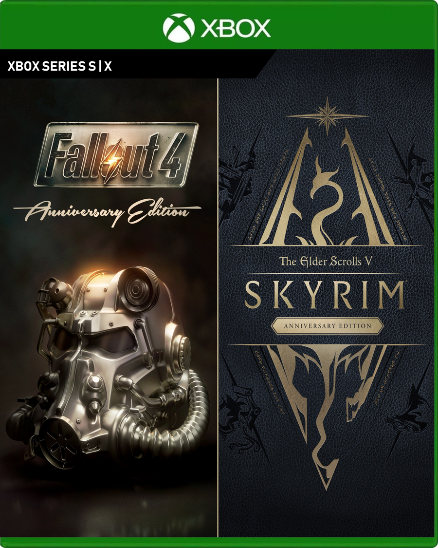 Carátula de The Elder Scrolls V: Skyrim Anniversary Edition + Fallout 4: Anniversary Edition Bundle - Xbox Series X|S