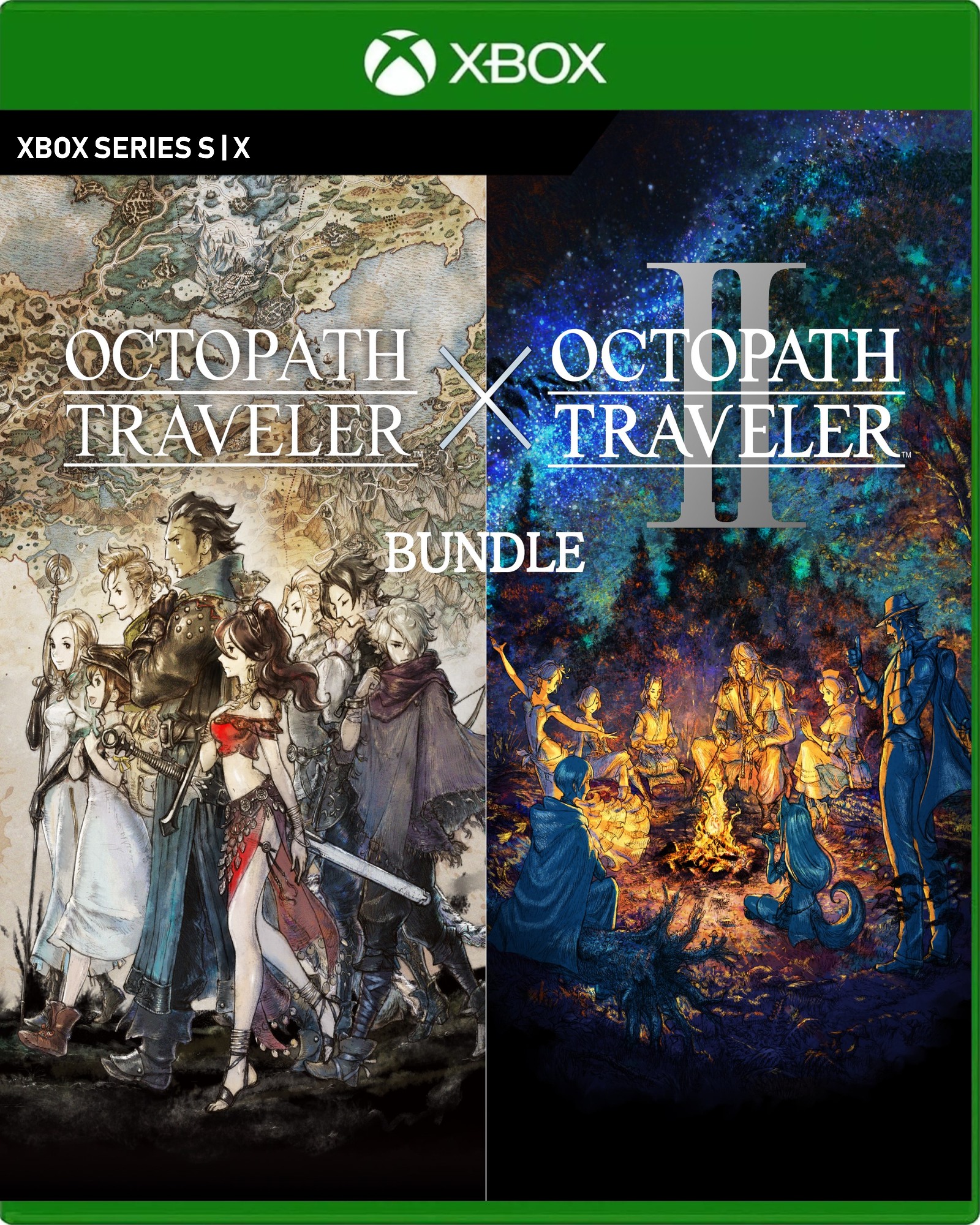 Carátula de OCTOPATH TRAVELER + OCTOPATH TRAVELER II Bundle - Xbox Series X|S