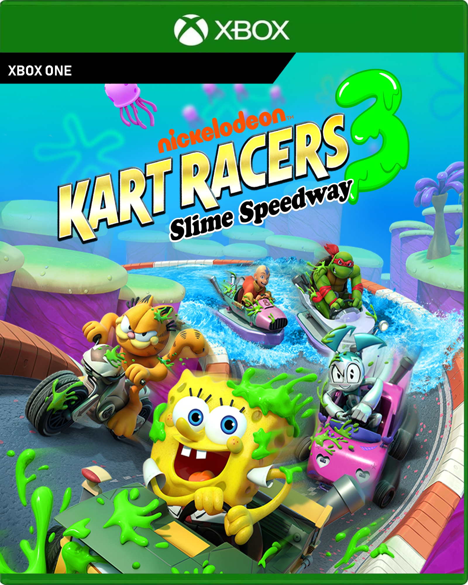 Carátula de Nickelodeon Kart Racers 3: Slime Speedway - Xbox One