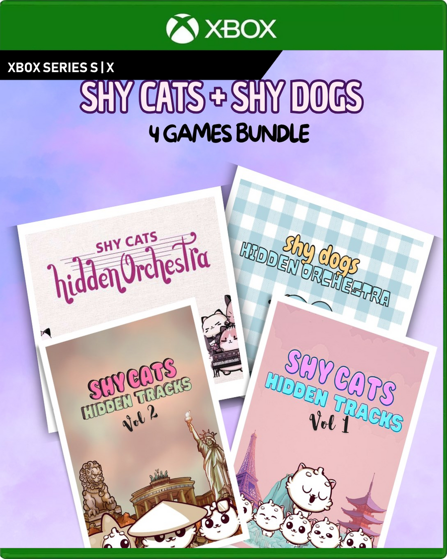 Carátula de Shy Cats + Shy Dogs - Xbox Series X|S