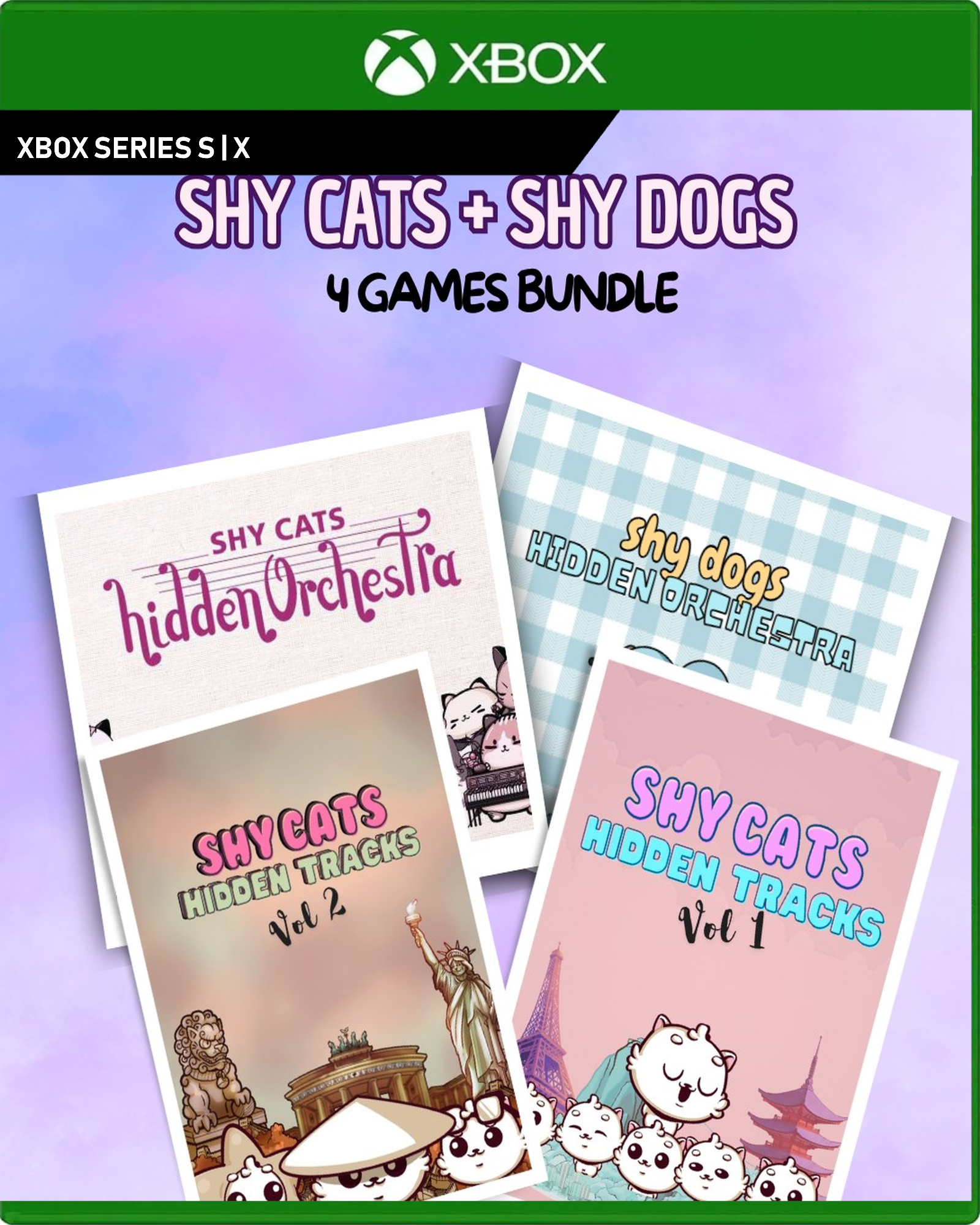 Carátula de Shy Cats + Shy Dogs - Xbox Series X|S