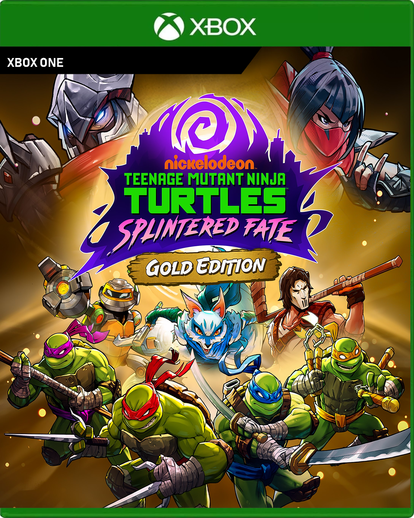 Carátula de TMNT: Splintered Fate - Gold Edition - Xbox One