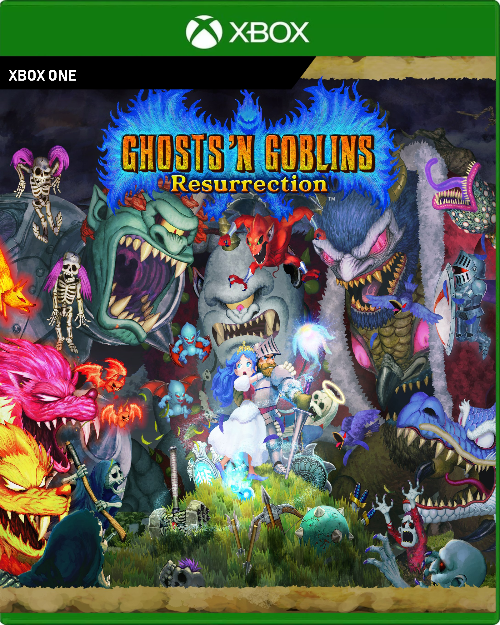 Carátula de Ghosts n Goblins Resurrection - Xbox One